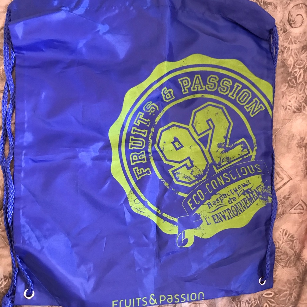 NWT fruits and passion string bag